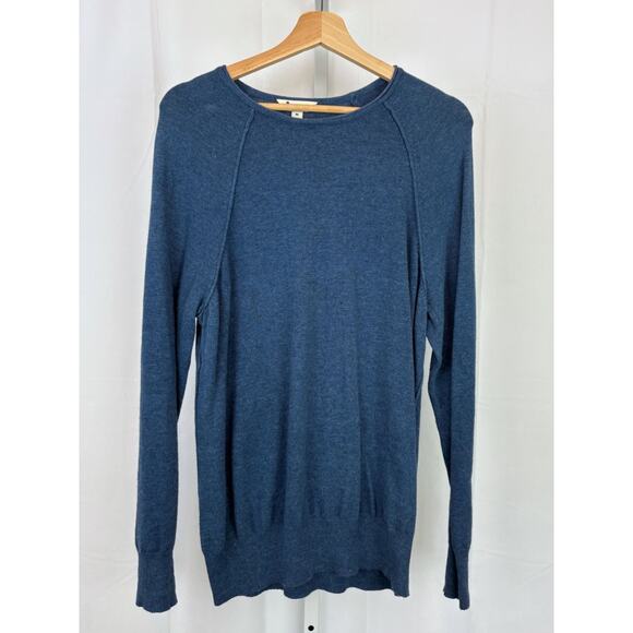 Boden Other - BODEN Size M Mens Pullover Sweater Raglan Long Sleeve Cotton Alpaca Blend Blue